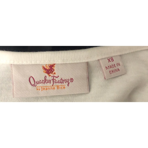 Quaker Factory Embroidered Vest and Tee Size XS - Picture 9 of 11